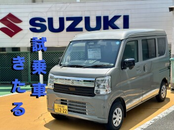 エブリイ試乗車きたる。